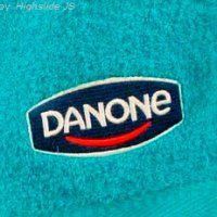 Полотенце с вышивкой Danone