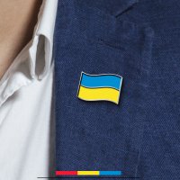 Значок металевий Прапор України 2